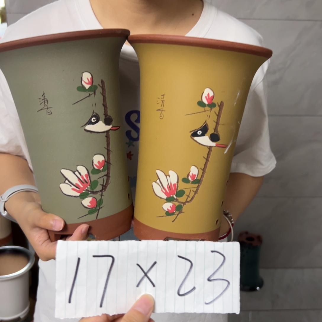 宜兴川阁紫砂花盆