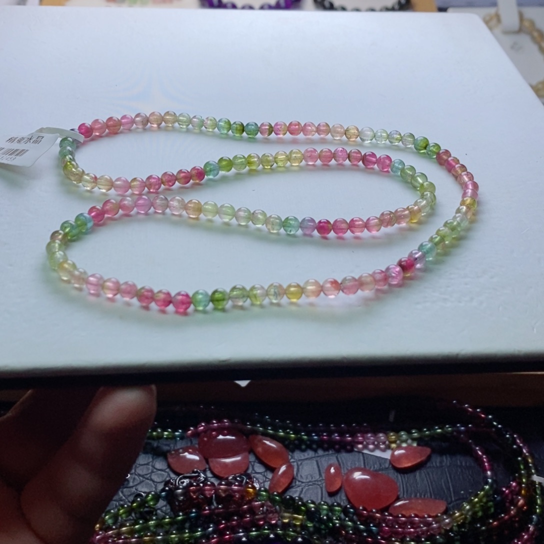 碧玺碧玺手链未镶嵌