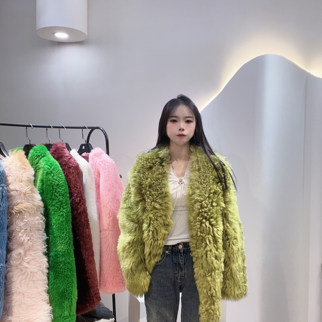 真皮皮毛一体外套031