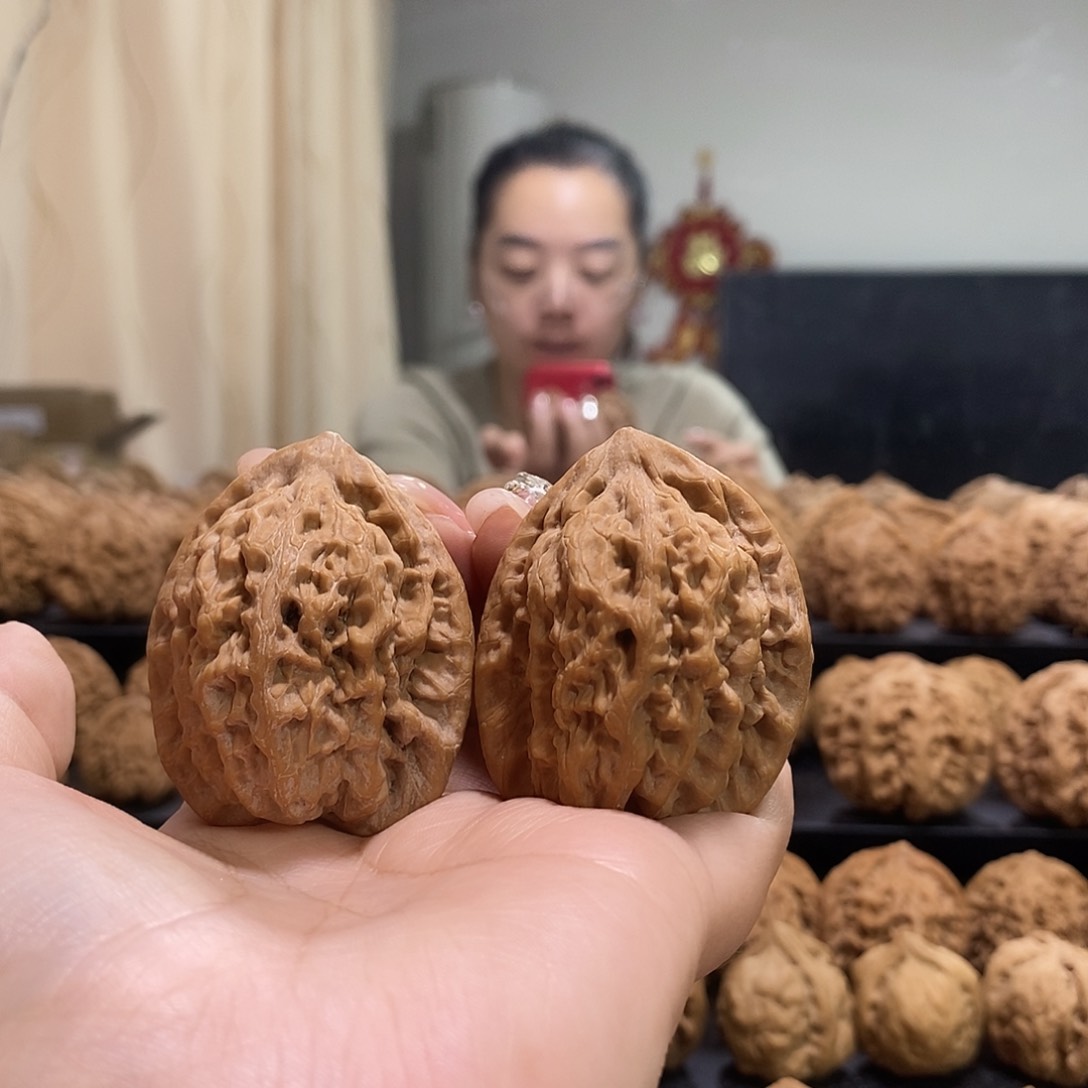 把件文玩核桃39金公子有黄