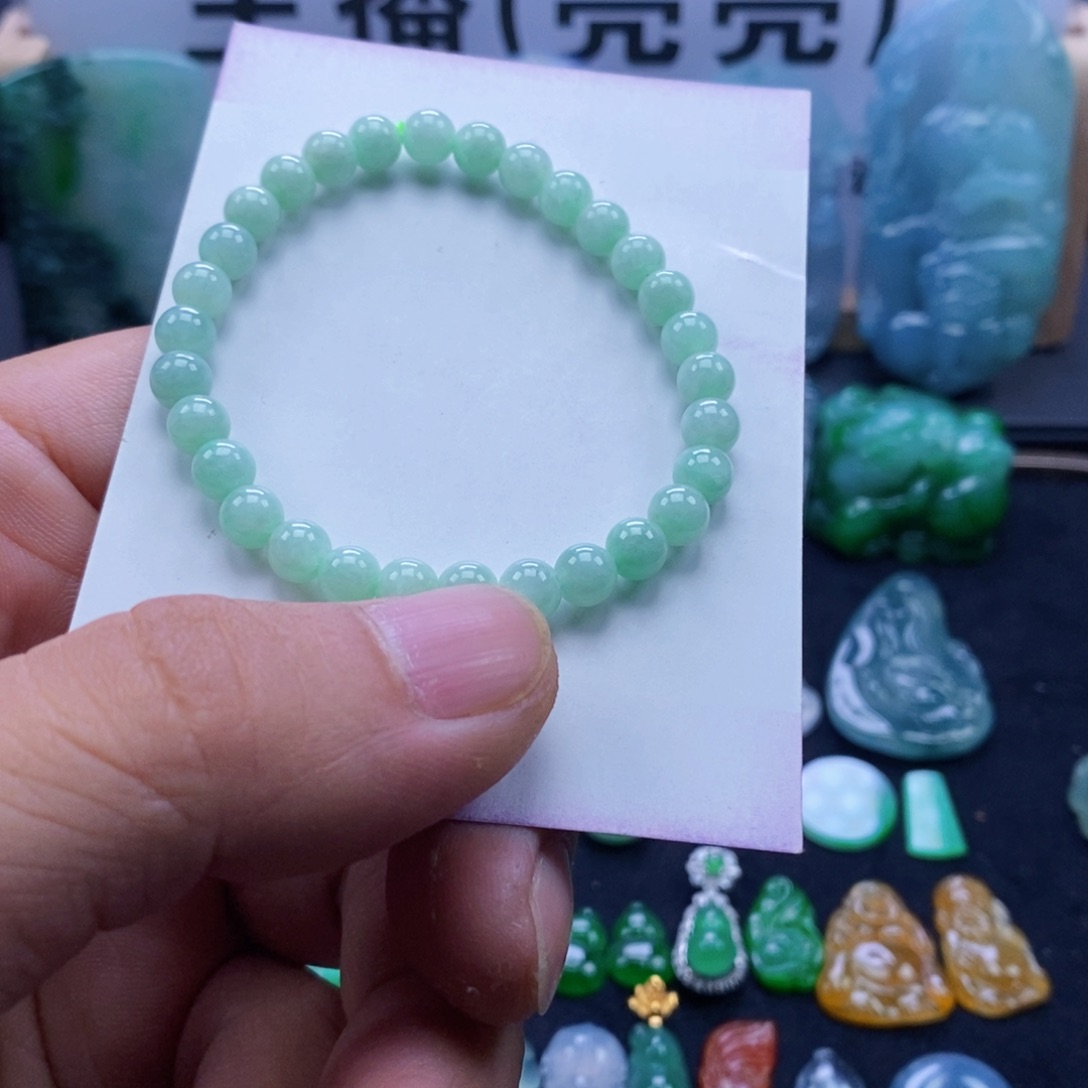 翡翠未镶嵌手串翡翠手串