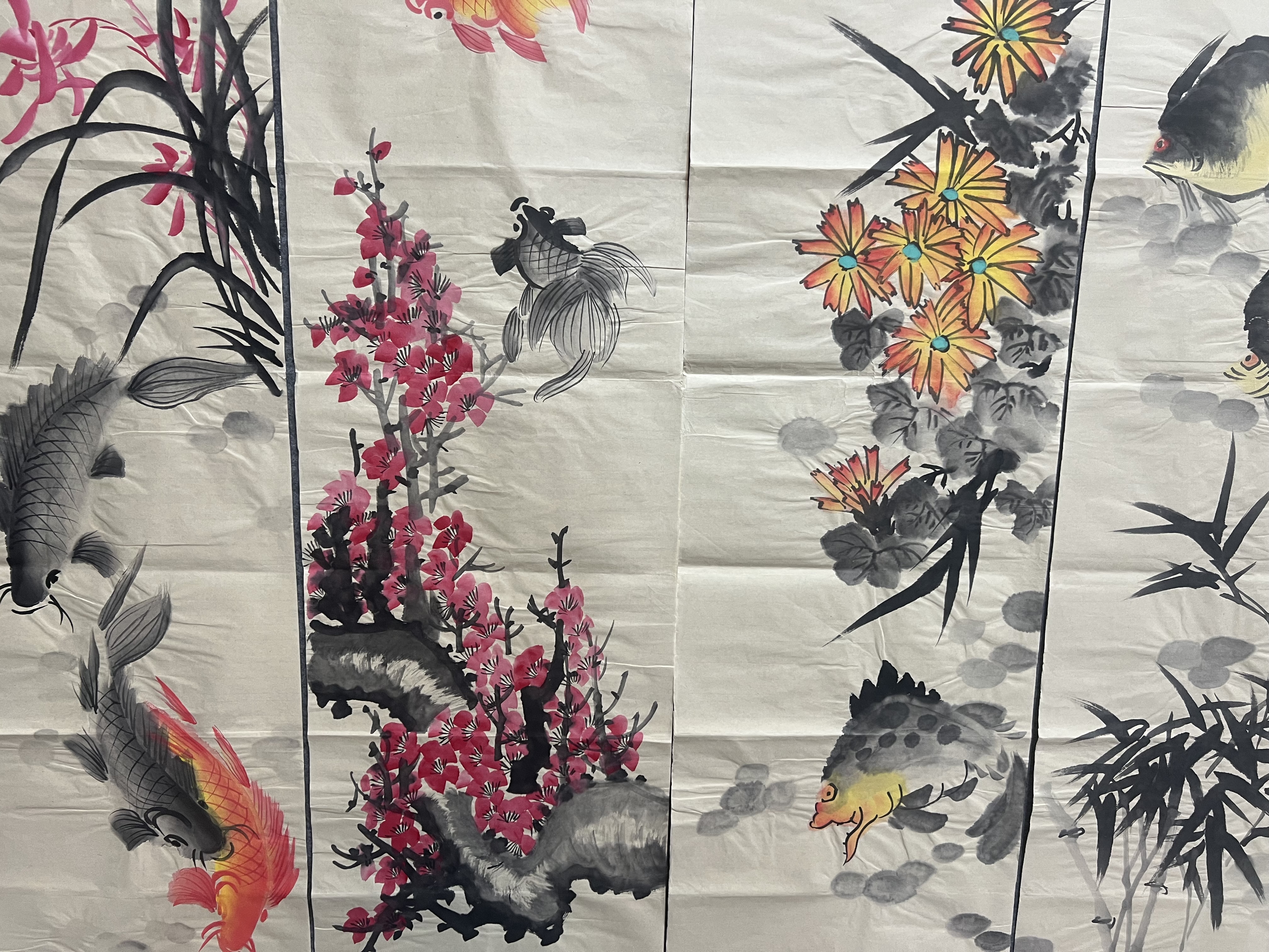 【樊竹】精品四条屏装饰画通用链接