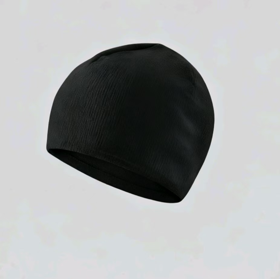 冬季包头帽滑雪跑步骑行秋冬帽子黑色秋季光身格纹