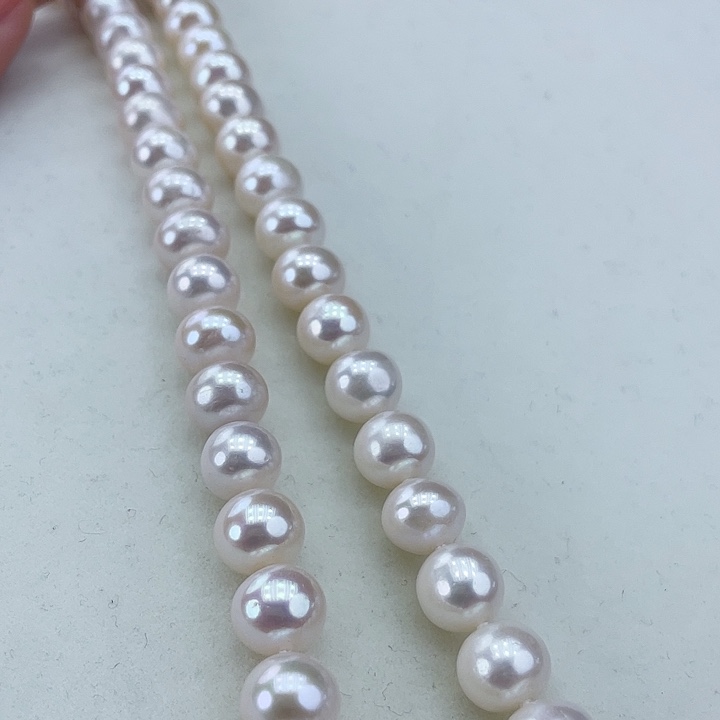淡水珍珠颈饰银S925镶嵌10➕炫彩