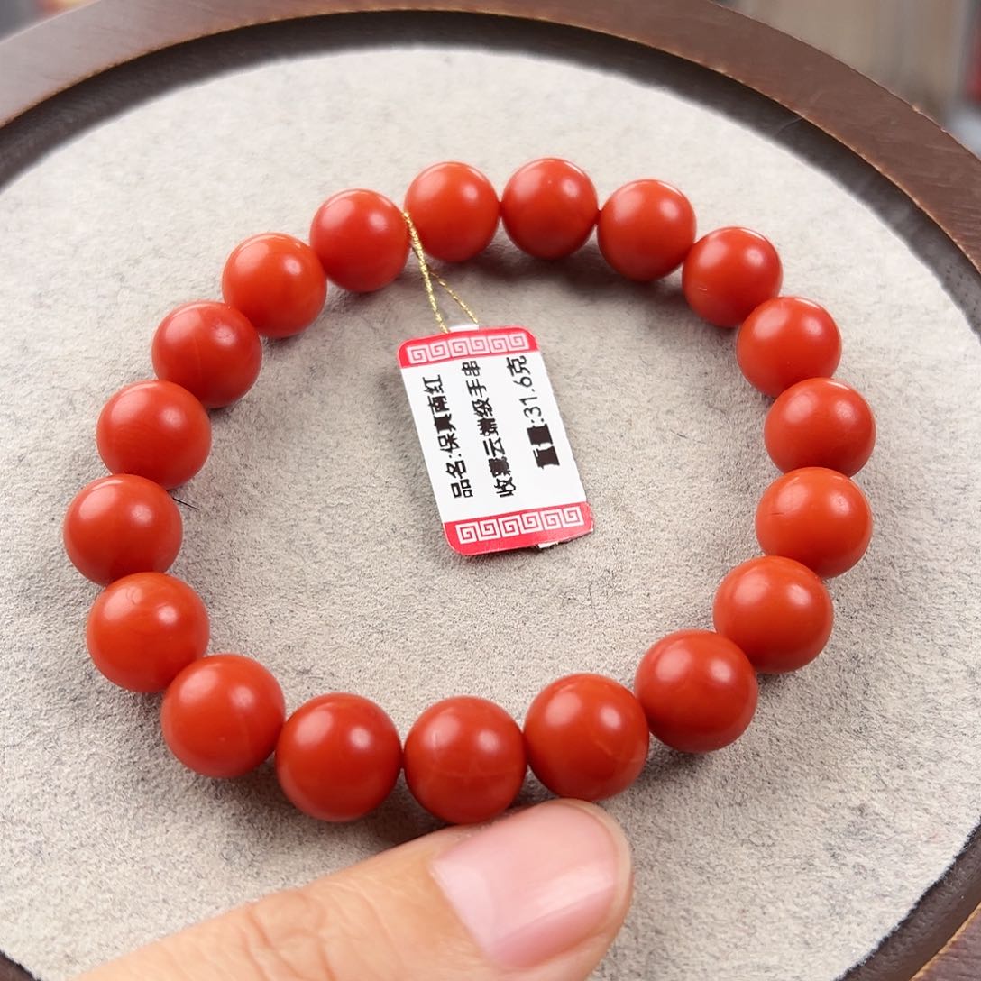 南红玛瑙手串未镶嵌
