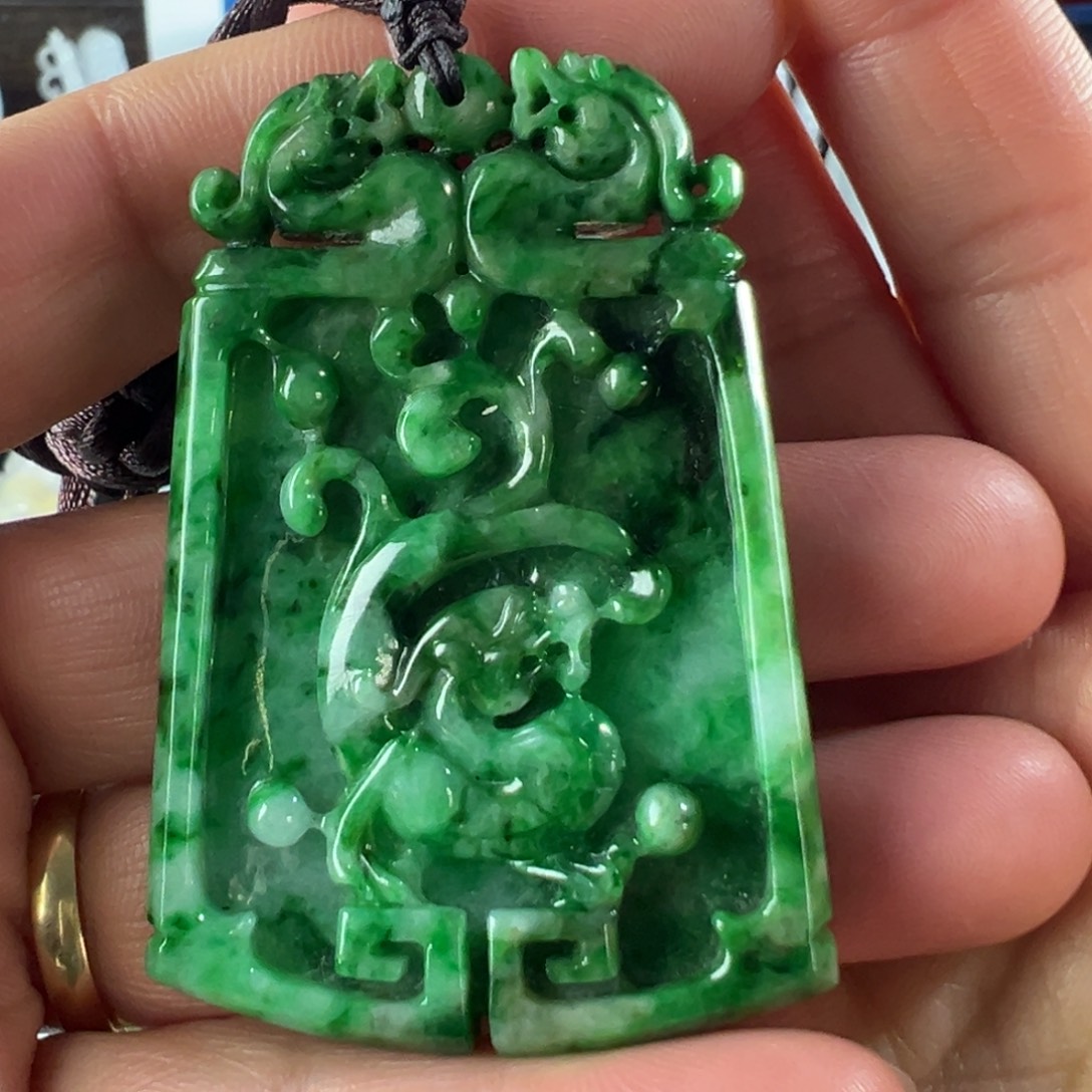 翡翠未镶嵌手镯天然翡翠挂件