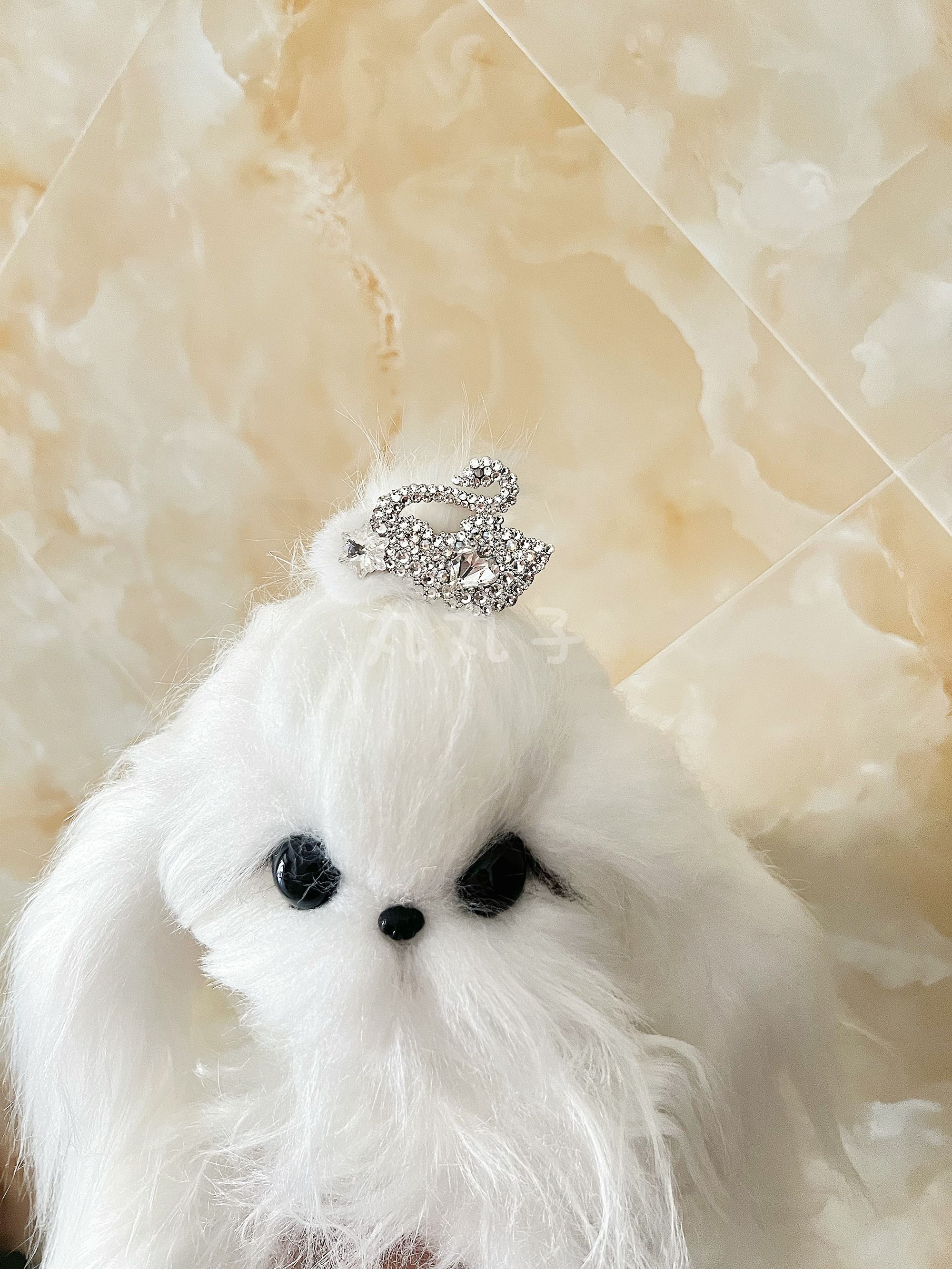 宠物发夹全华现货合集施华洛满钻BB夹马尔济斯约克夏