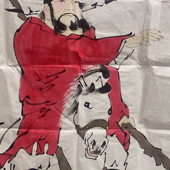 带灯款新中式古典画