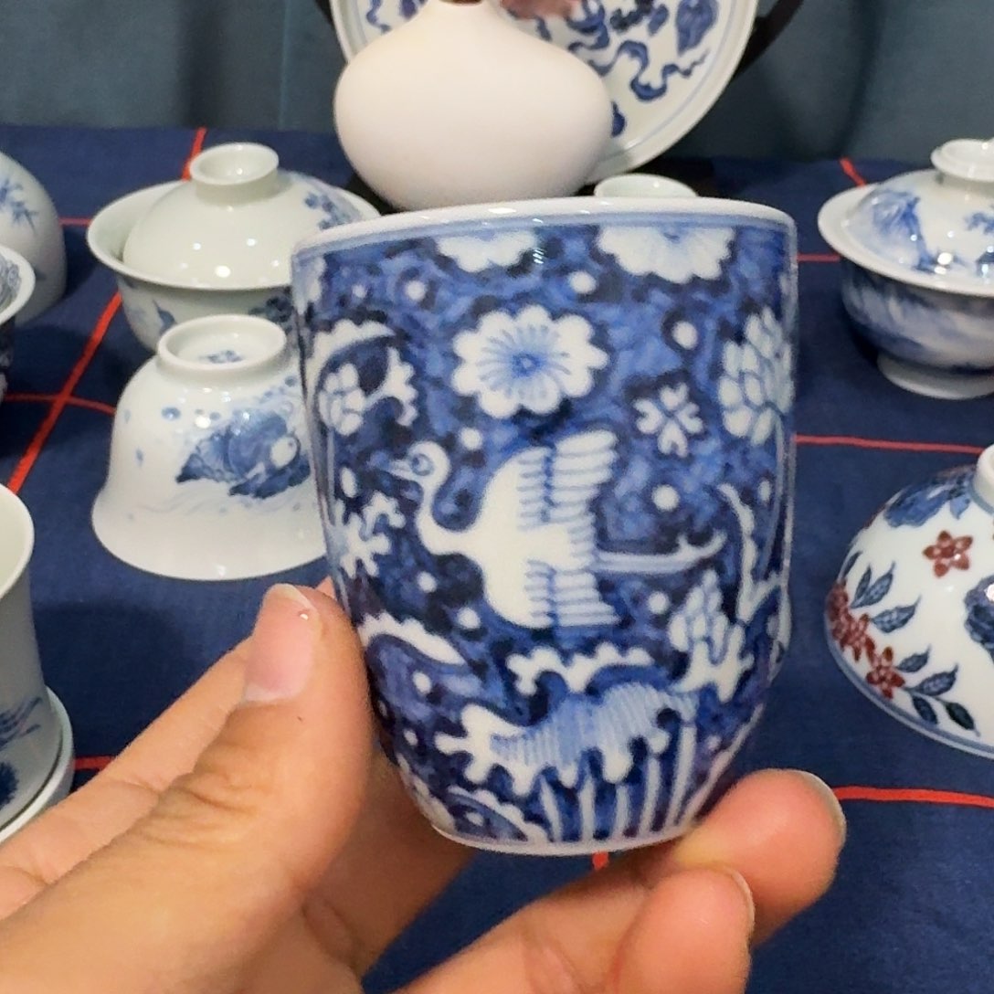 青风瓷影手工手绘