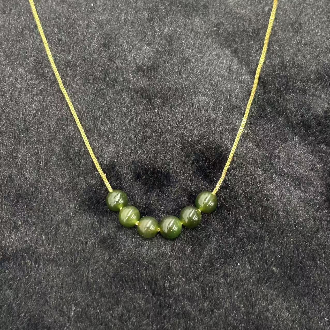 y1220a-国风气质款微笑项链-赠礼盒