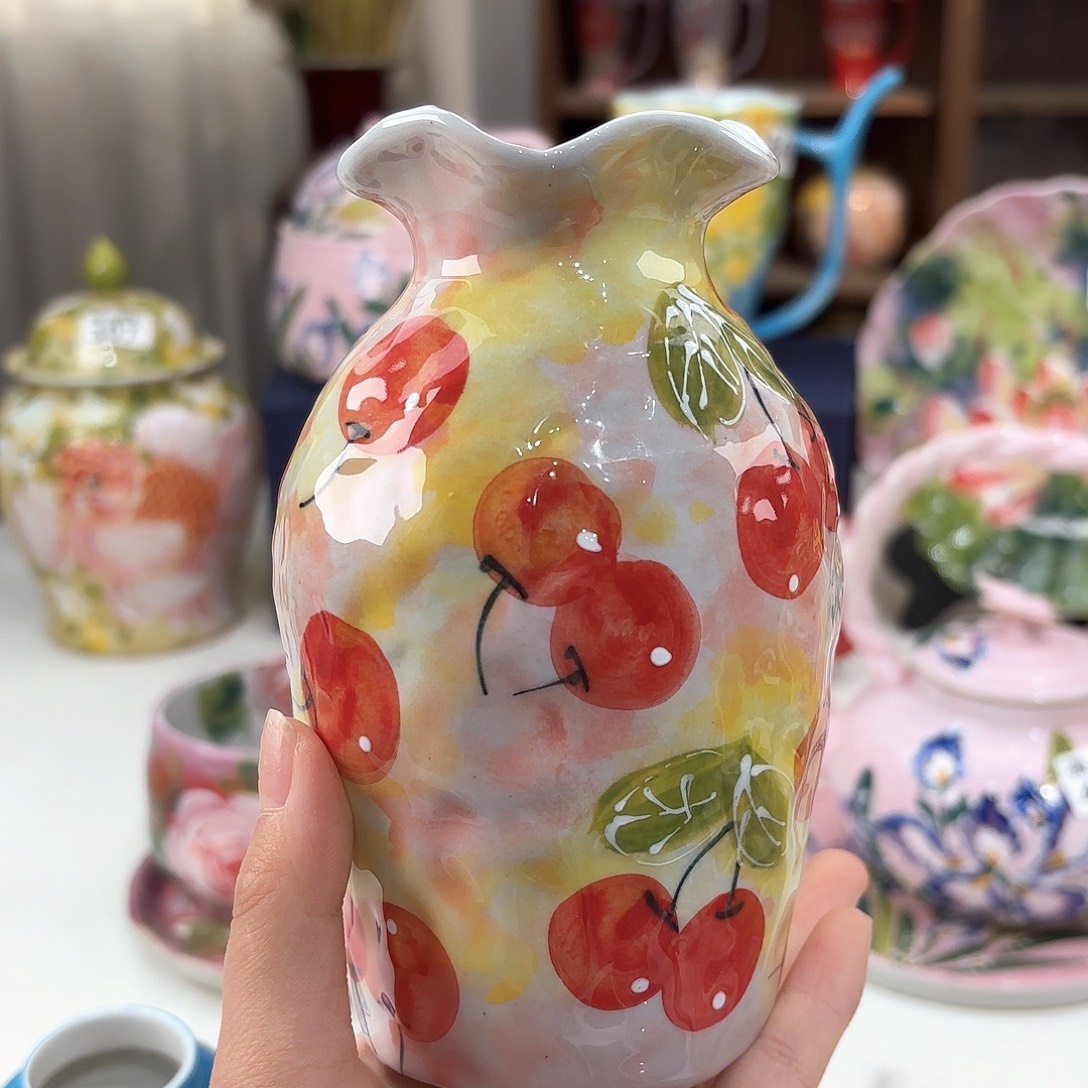 景德镇手绘高温釉下彩陶瓷茶具