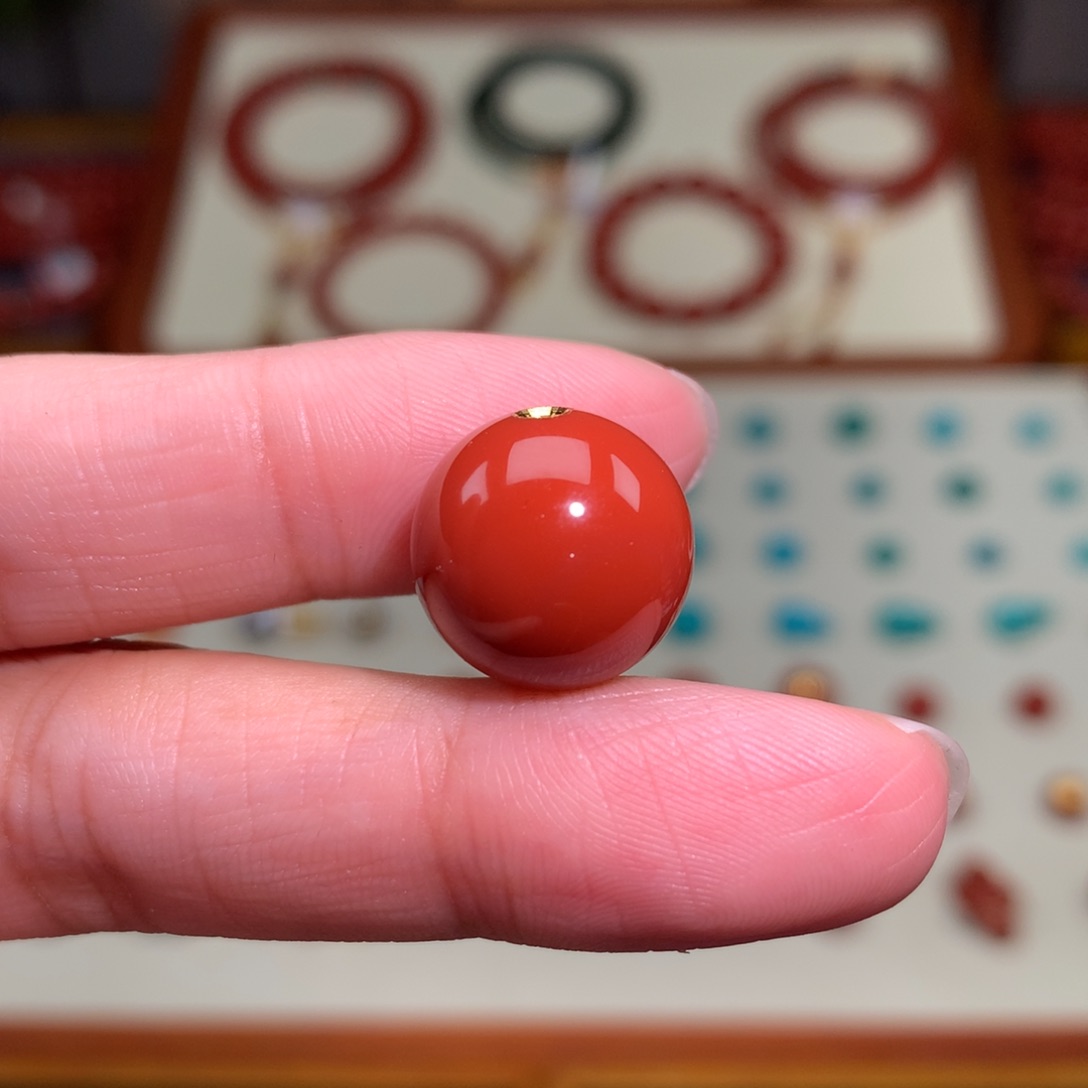 南红玛瑙颈饰未镶嵌