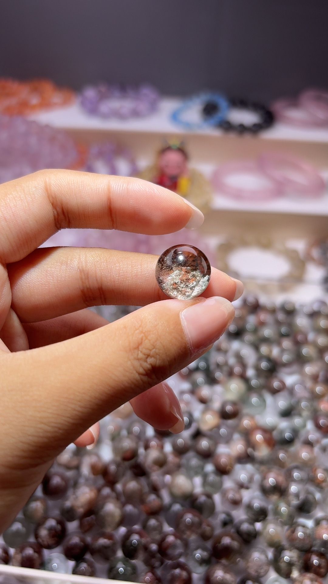 幽灵水晶单珠（默认不打孔）多样性发其一