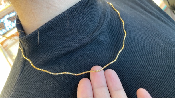 非金属珐琅项链 ئەگرى -بۈگۈر زەنجىر新款女士项链（包邮）1号