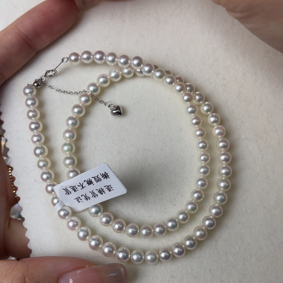 海水珍珠颈饰银S925镶嵌