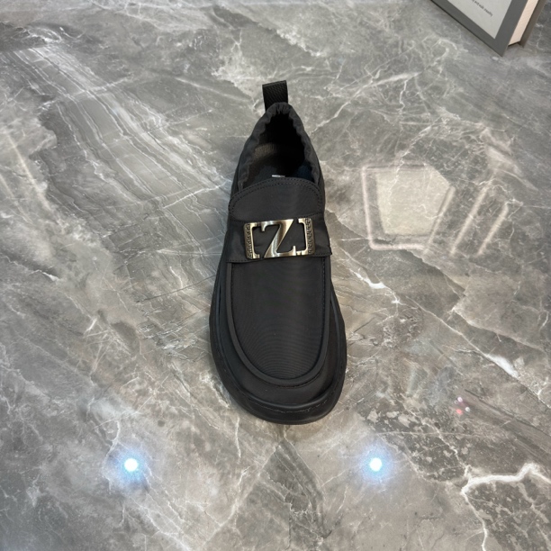 13139高端品质男鞋男士舒适时尚百搭真皮软底春季厚底夏季黑色