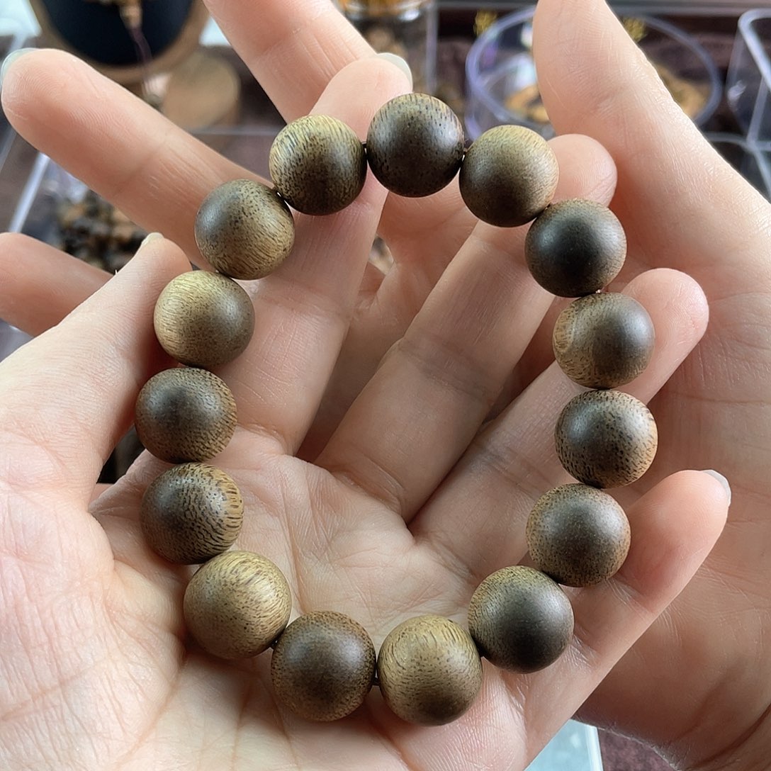 沉香手串落***辉越南芽庄黄棋
