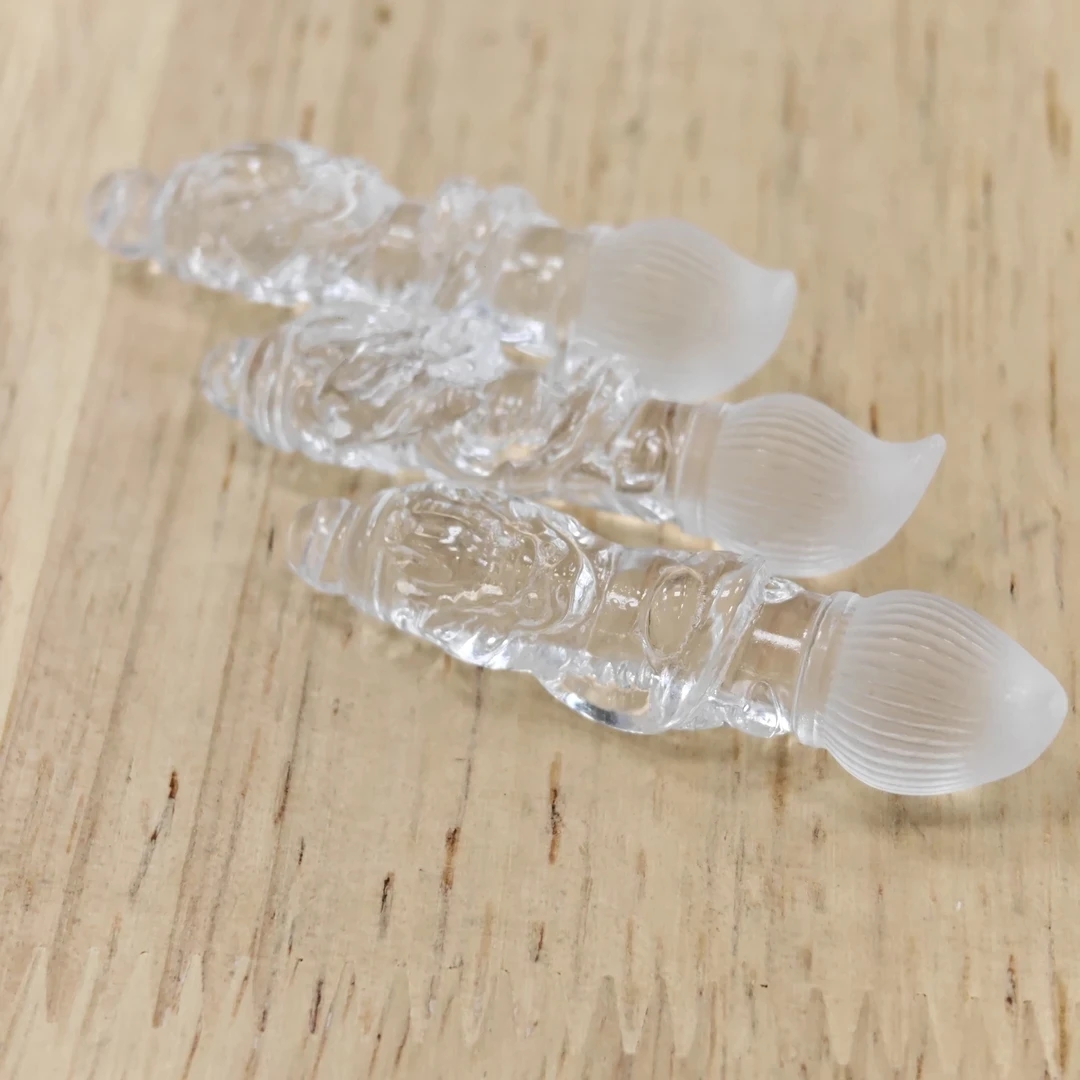 【书记甄选】天然白水晶盘龙文昌笔吊坠 多样性发一件 001SC