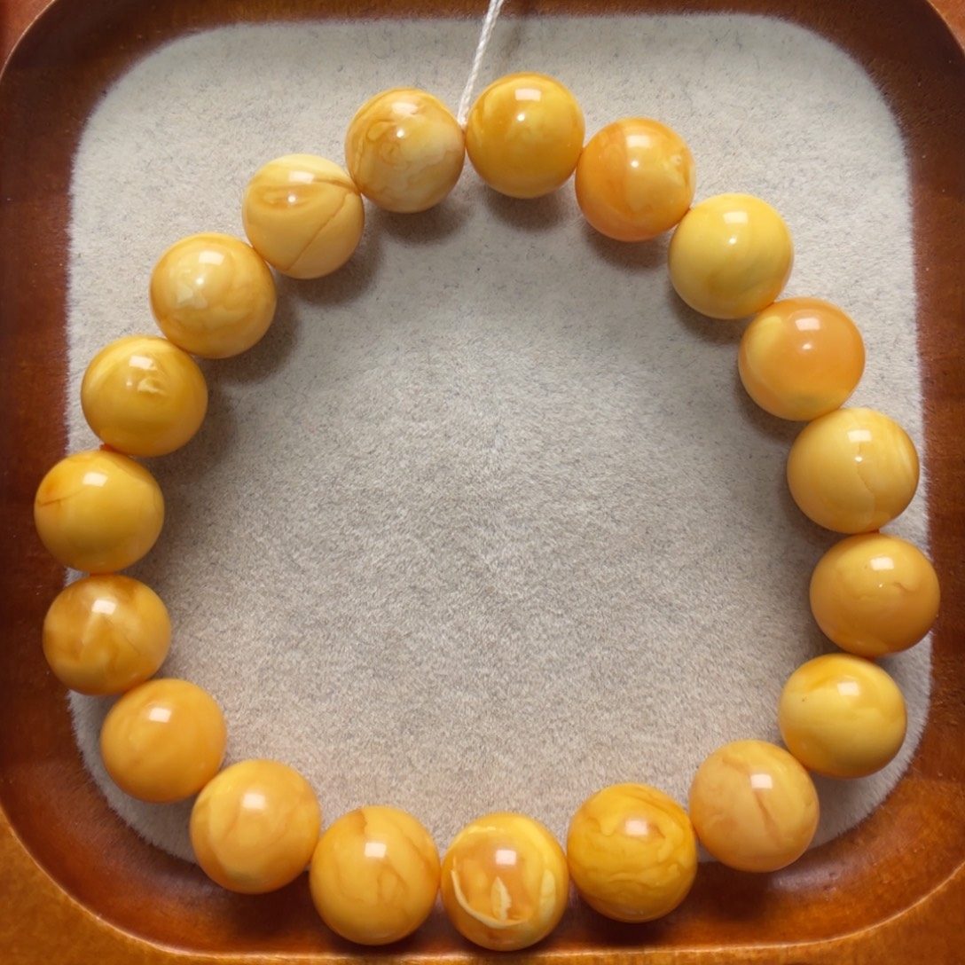 蜜蜡未镶嵌手串蜜蜡