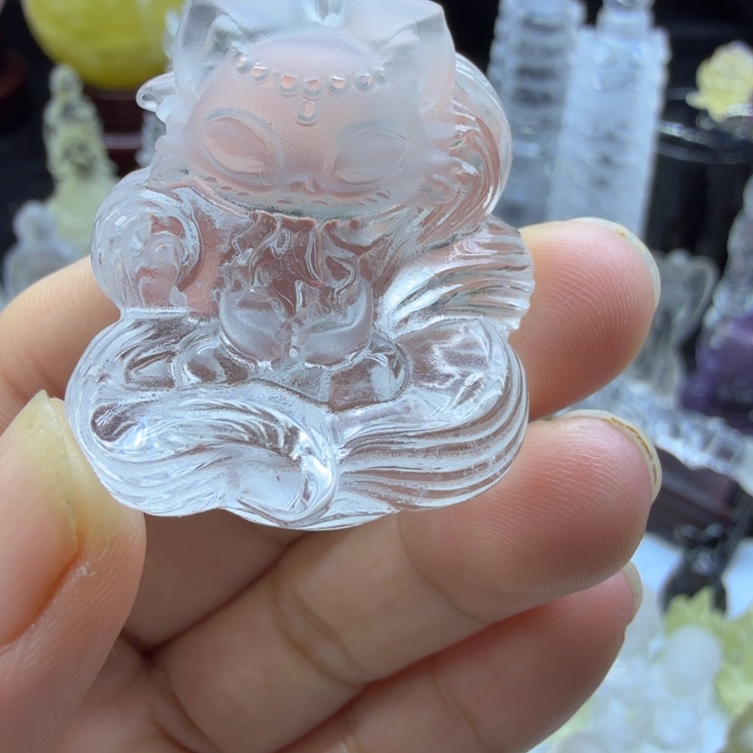 水晶未镶嵌珠宝半成品
