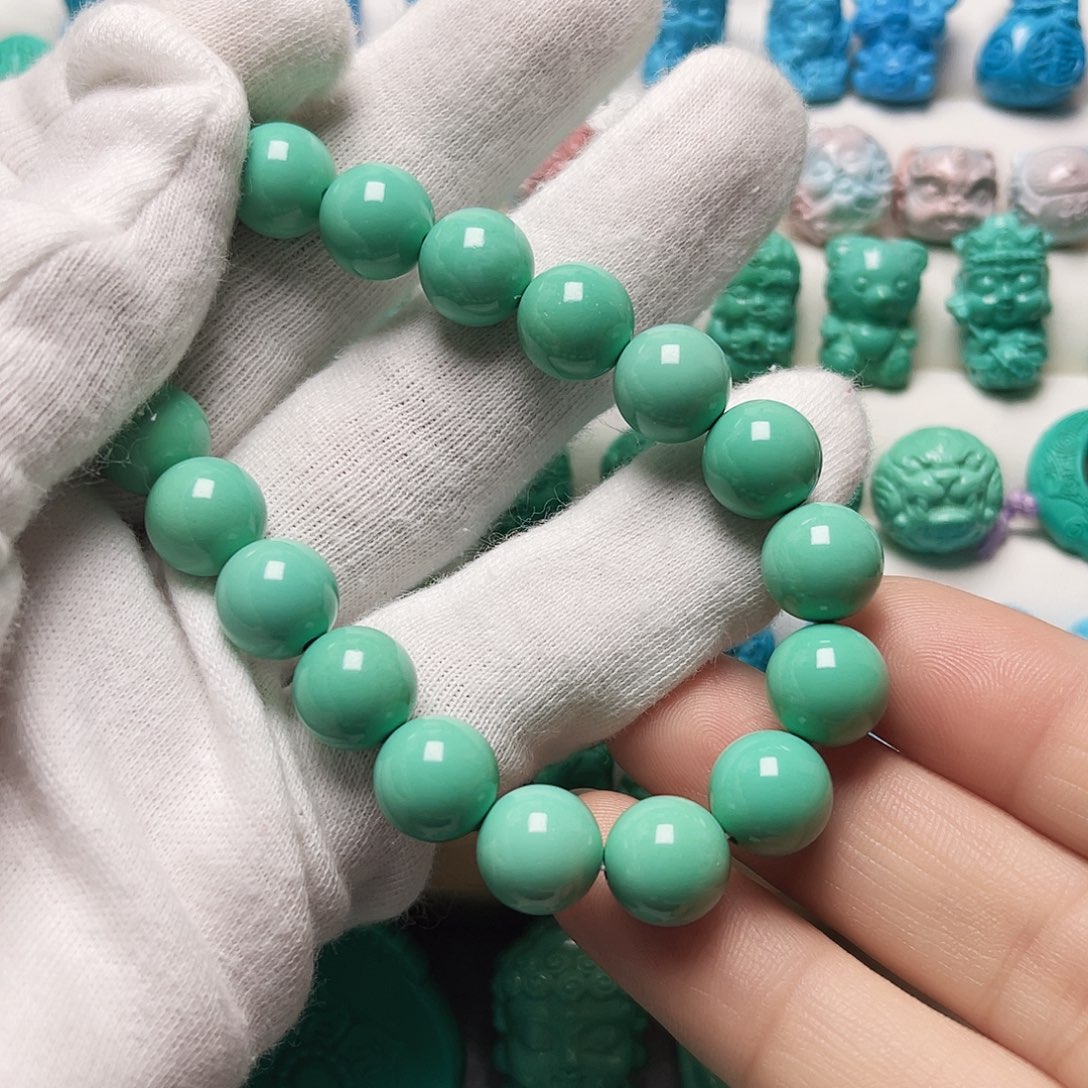 魑***魉尺寸卡10圆珠手串单圈共16颗