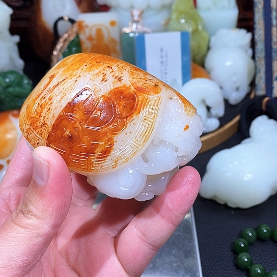 和田玉挂件未镶嵌孟*勇