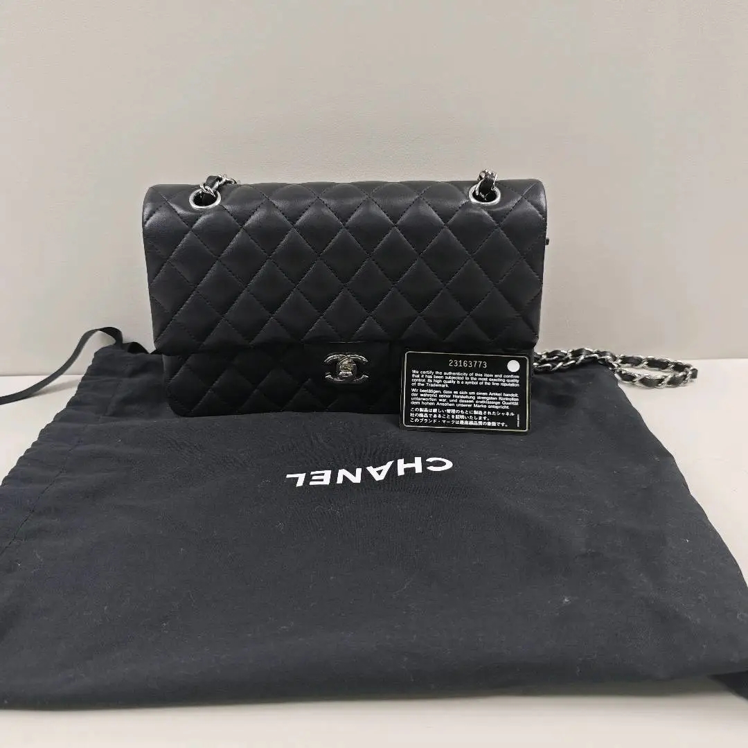 99新 Chanel/香奈儿 香奈儿cf羊皮中号23开  10603