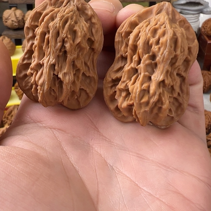 吊坠文玩核桃33尺全品无修小花生