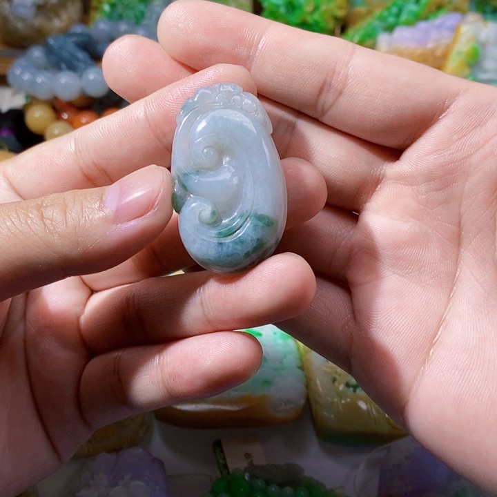 未镶嵌定制翡翠翡翠如意