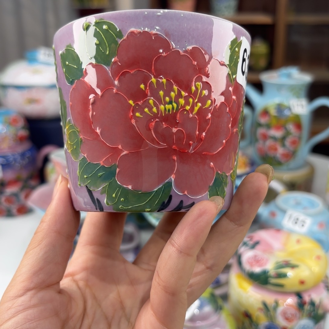 景德镇手绘高温釉下彩陶瓷茶具