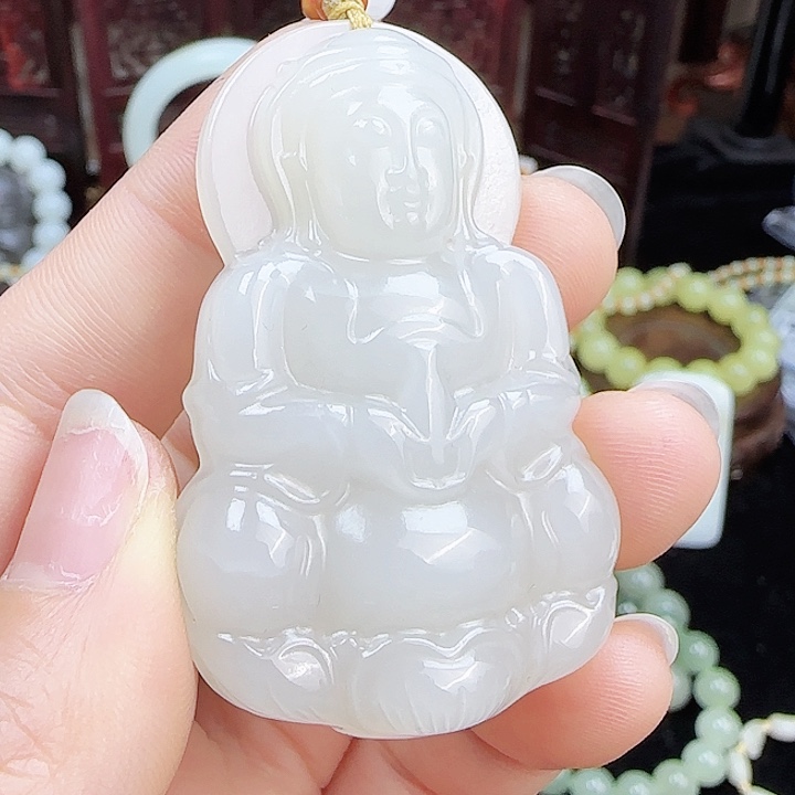 和田玉挂件未镶嵌定制发货