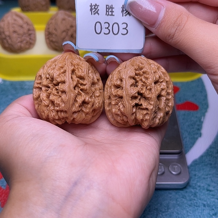 文玩核桃把件粗筋40.0303