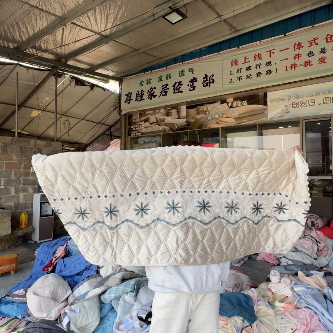 原驼毛羊羔毛一米五床头套