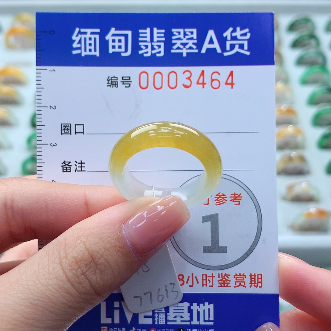 未镶嵌戒圈翡翠18号