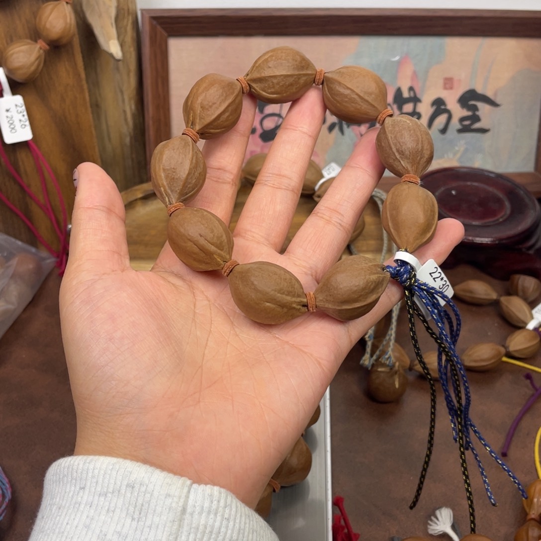 卡***叔手串/手链橄榄核22*30梅林铁核