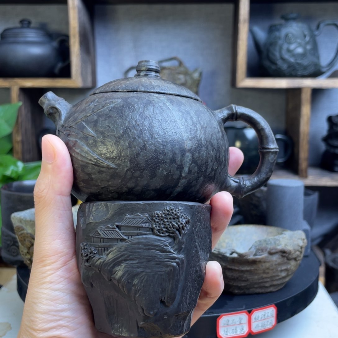 A****家水墨山水杯，西施壶200毫升