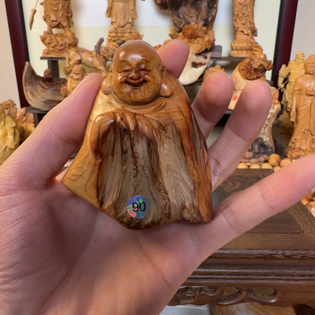 崖柏小木匠艺雕一物一拍