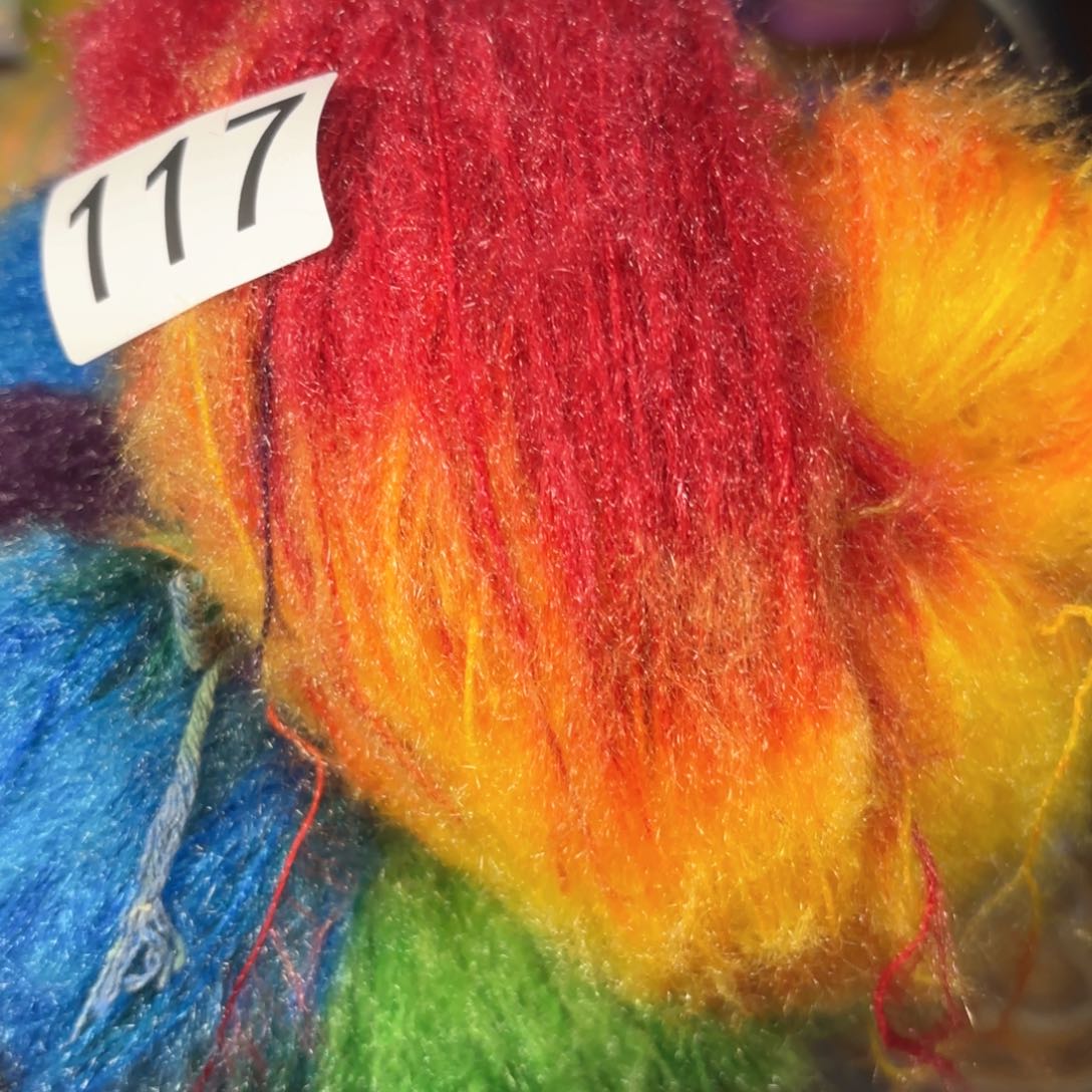 织绣117号万紫千红一把