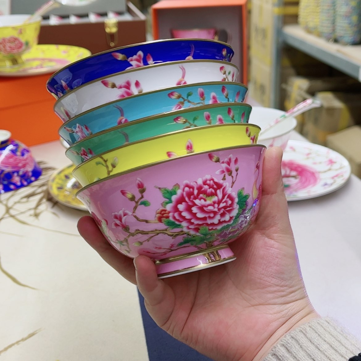 【闪购商品】骨瓷4.5英寸6混。。。。。