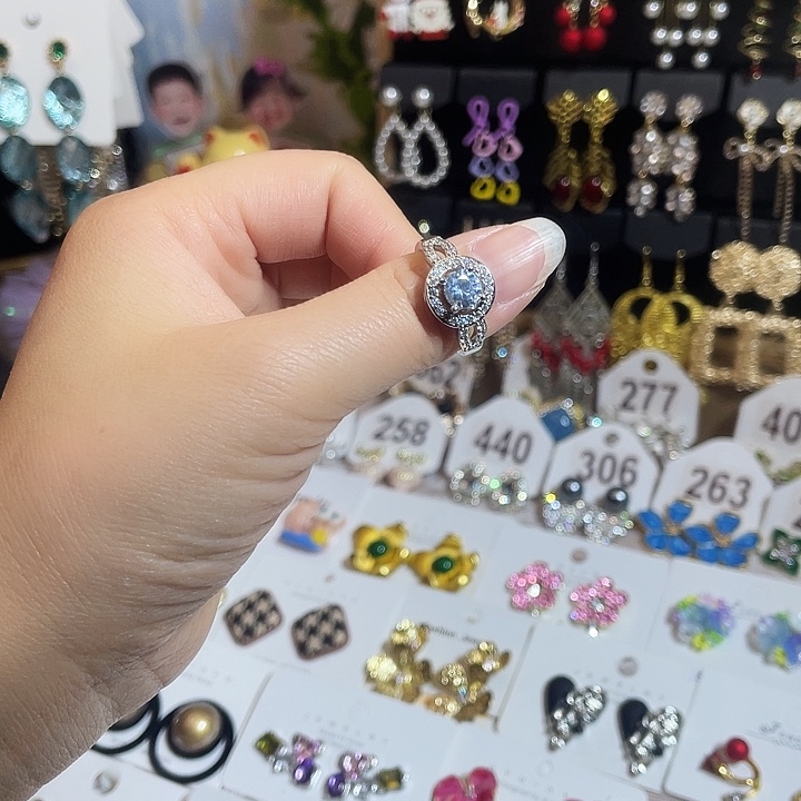 锆石锌合金合金耳饰耳环