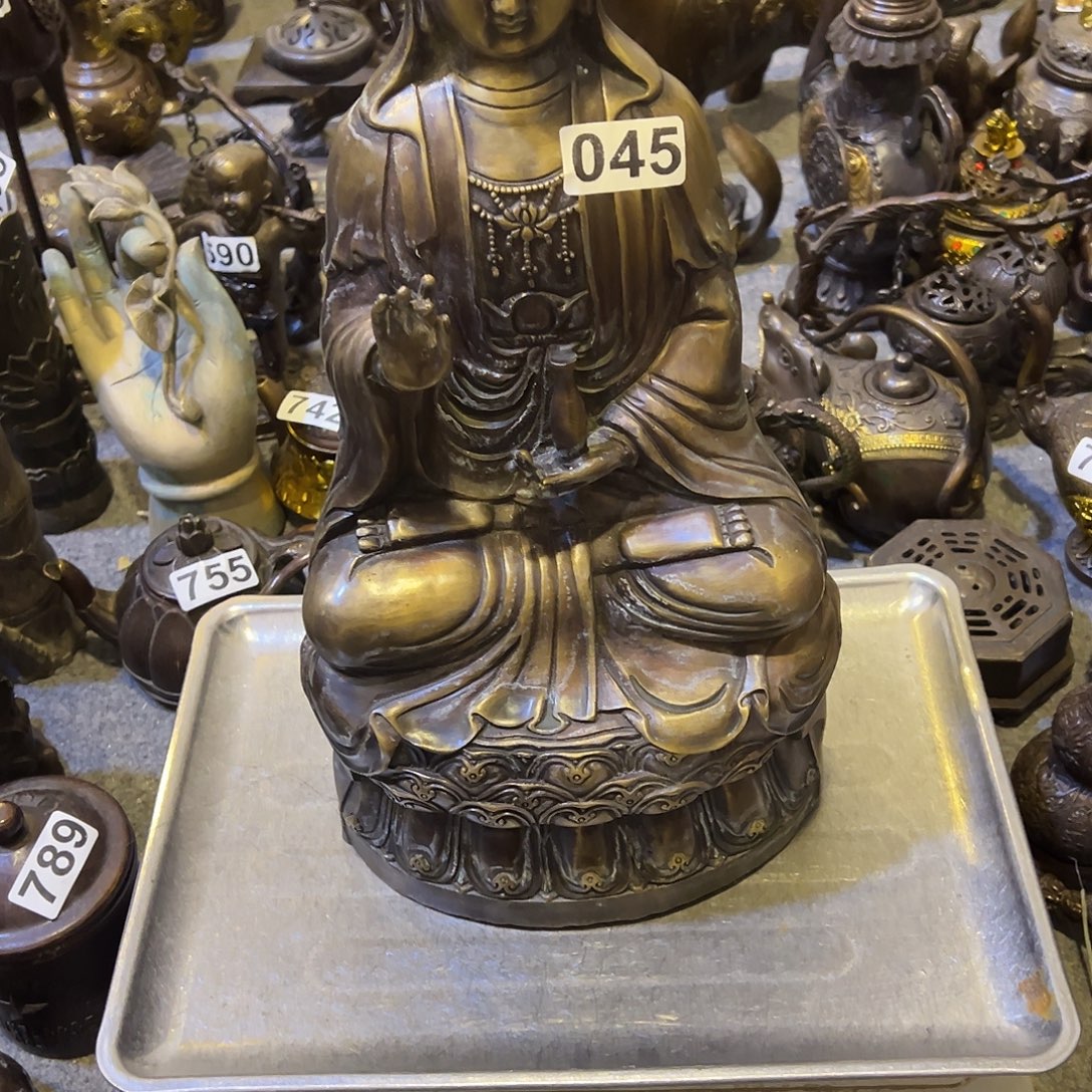 老***集黄铜摆件，文房摆件