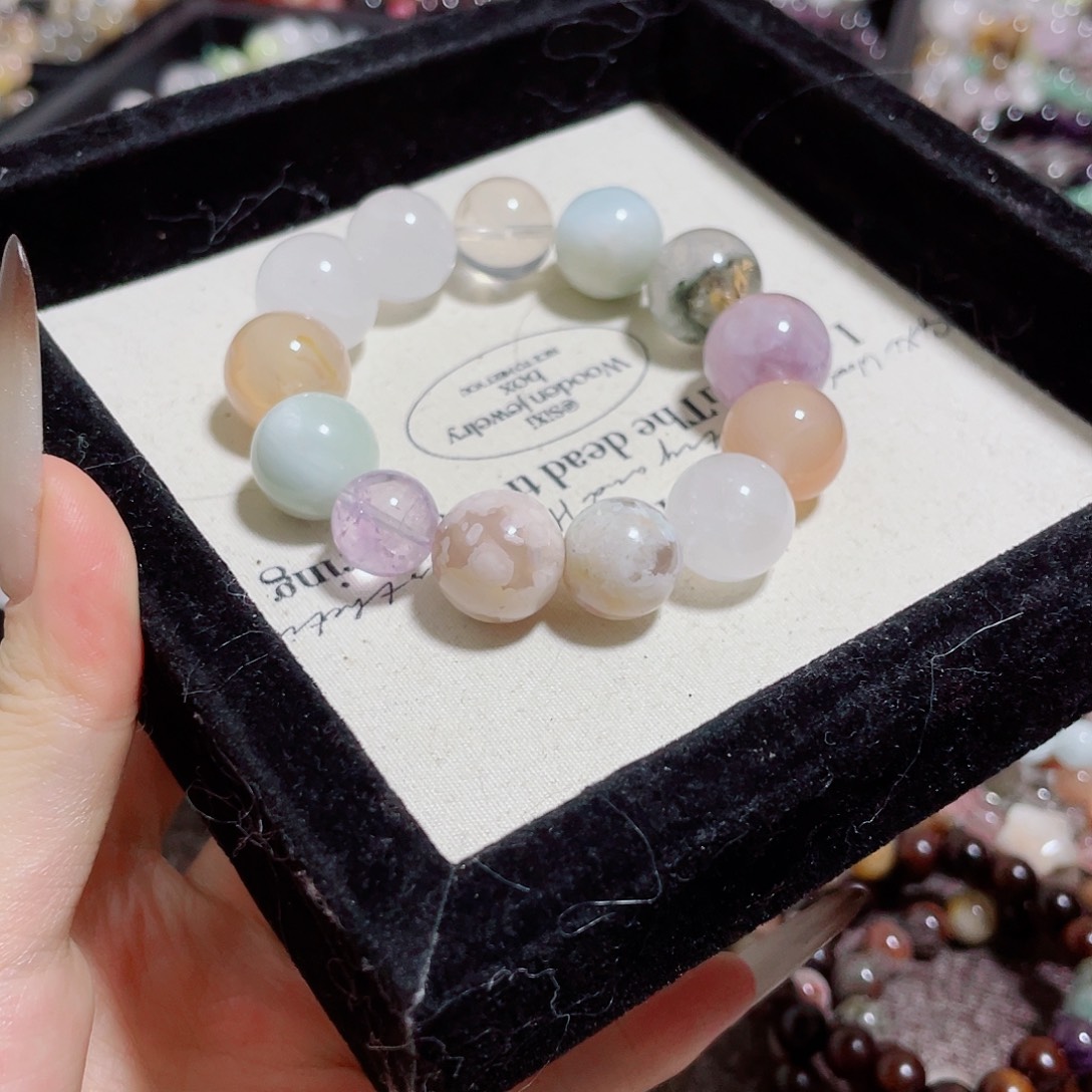 未镶嵌手链水晶兔毛