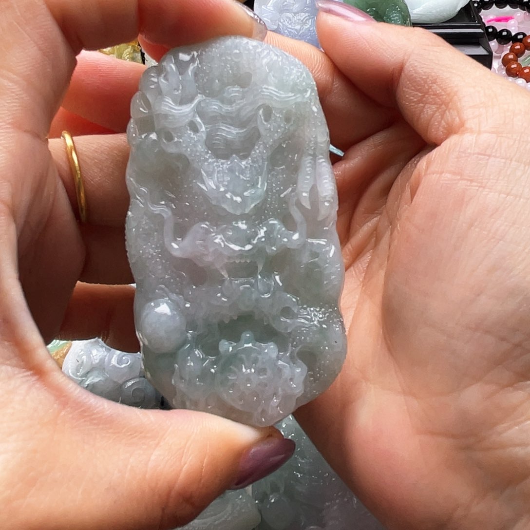 定制翡翠未镶嵌弓***长天然