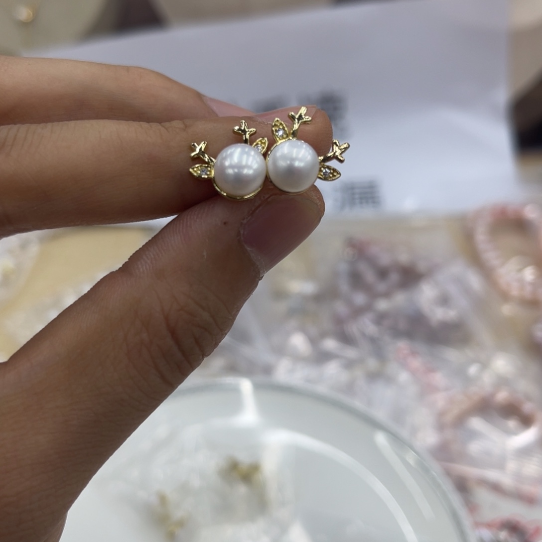 淡水珍珠合金颈饰02056