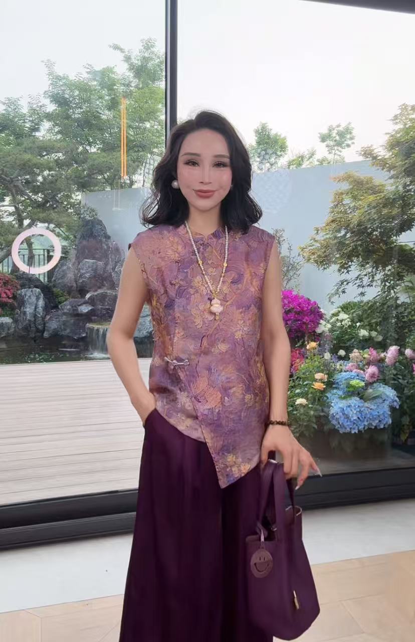高端时尚百搭新中式中国风琉璃盖袖女士衬衫ccs9990056C