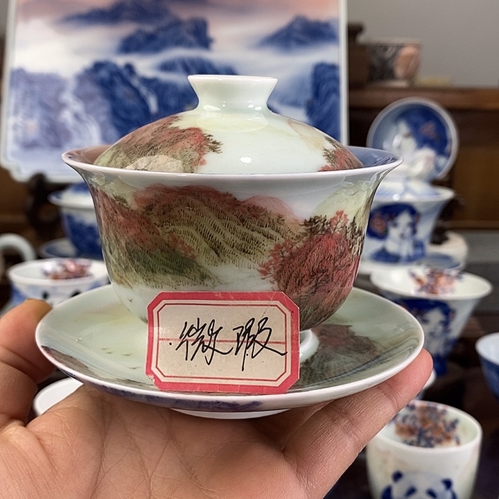 杯明*景德镇手工手绘陶瓷，高亮兴老师作品