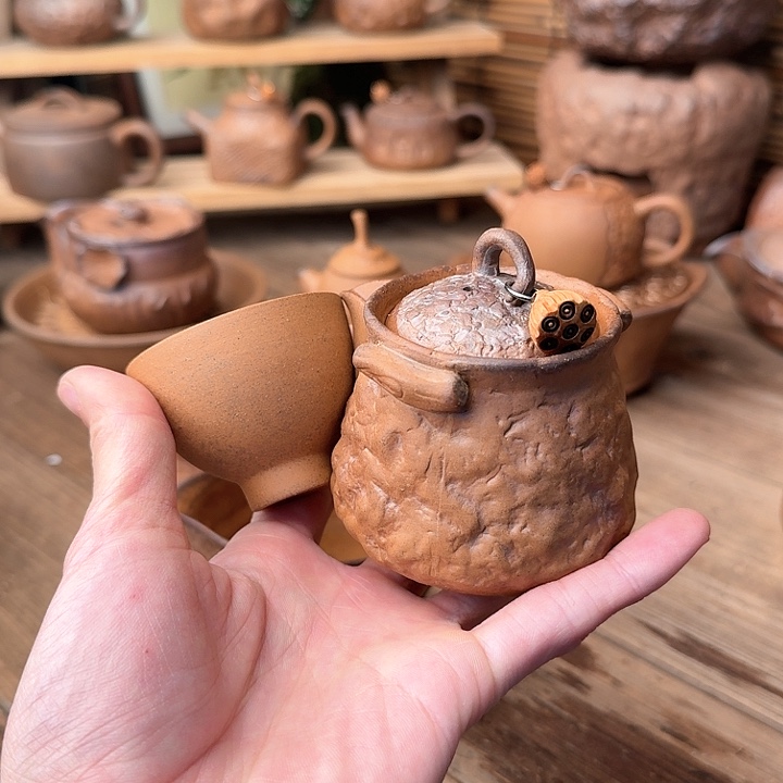 原矿老岩泥茶器系列
