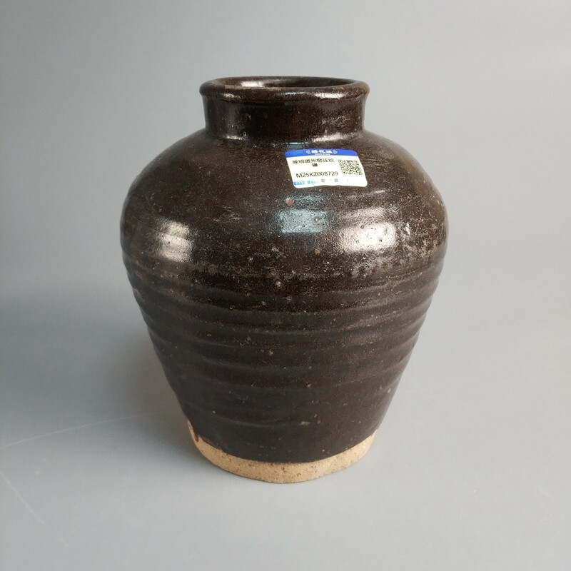 M25KZ008729 - 晚明磁州窑弦纹罐