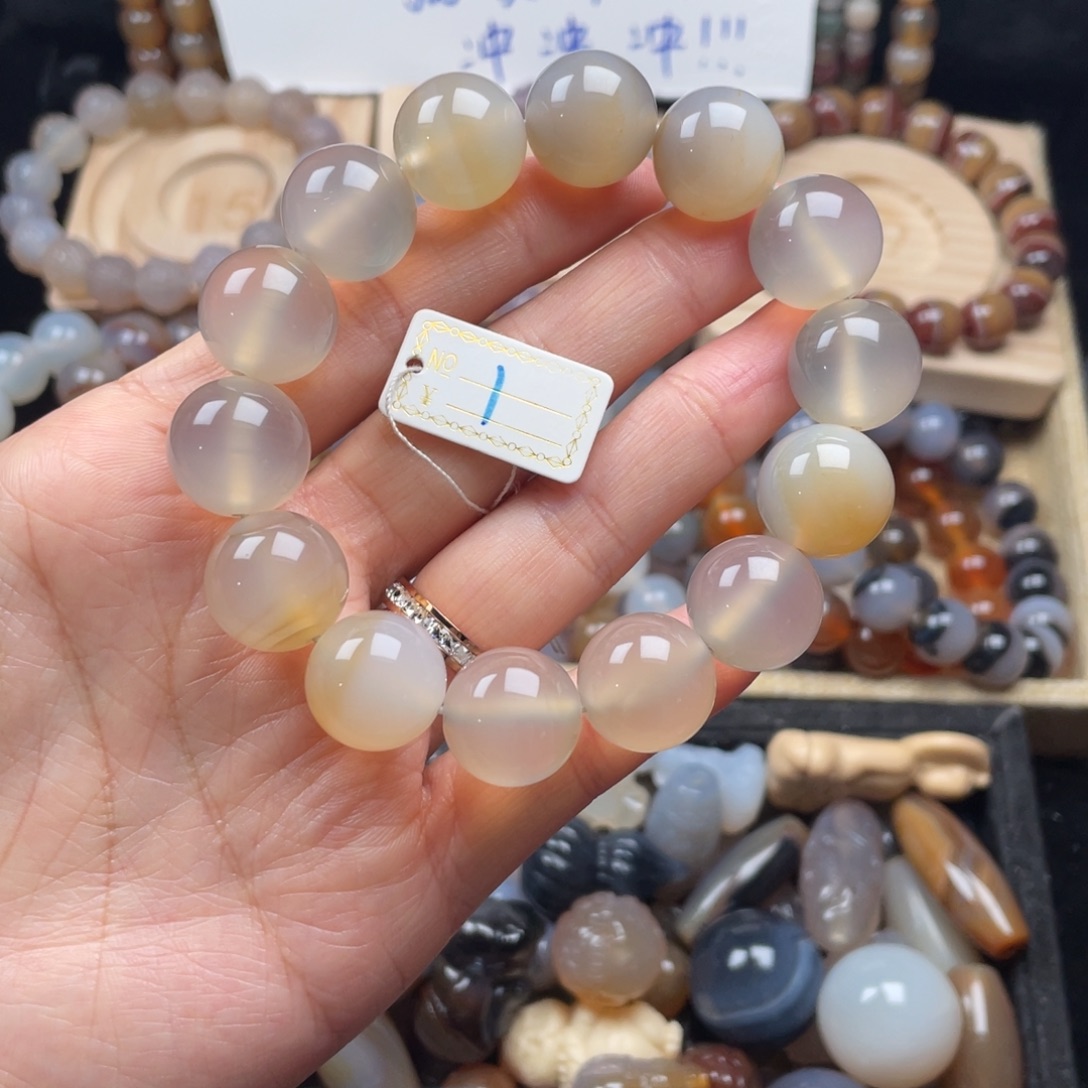 玛瑙/玉髓未镶嵌手链