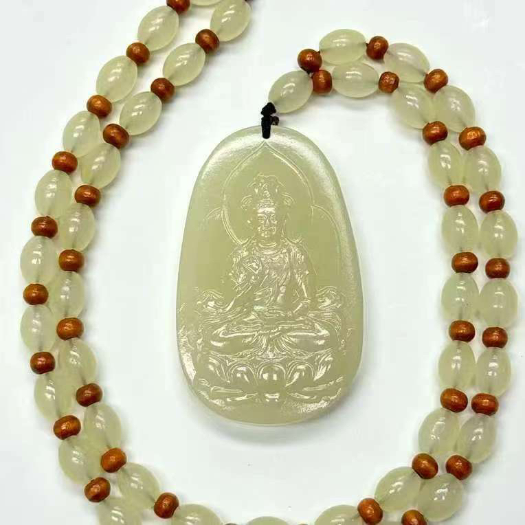 和田水滴观音吊坠多样   88号